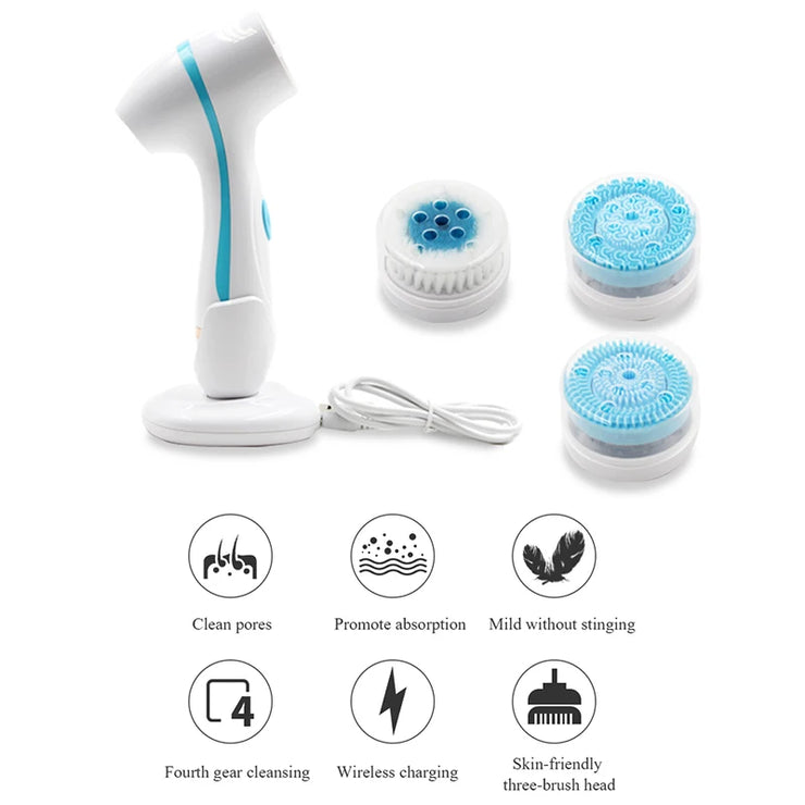 Cleansing Brush Sonic Nu Face Rotating Cleansing Brush