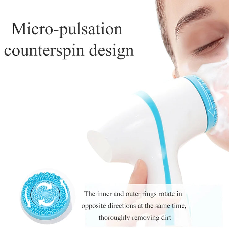 Cleansing Brush Sonic Nu Face Rotating Cleansing Brush