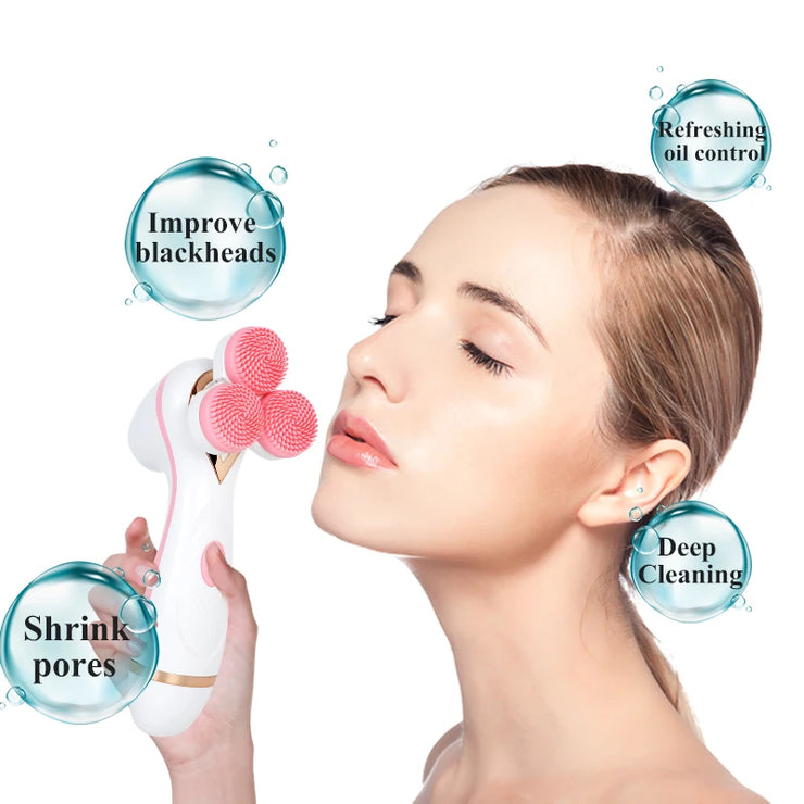 Cleansing Brush Sonic Nu Face Rotating Cleansing Brush