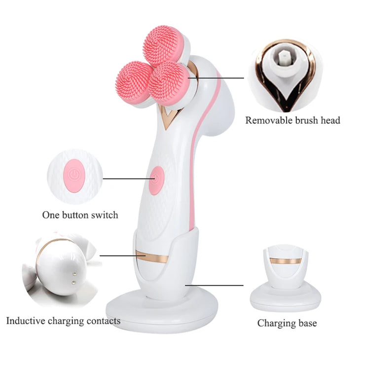 Cleansing Brush Sonic Nu Face Rotating Cleansing Brush